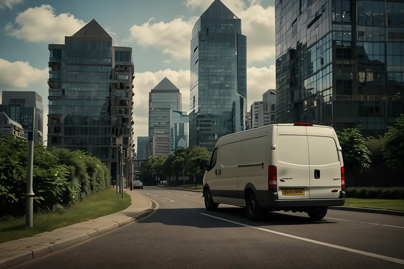 Man and van in Canary Wharf
