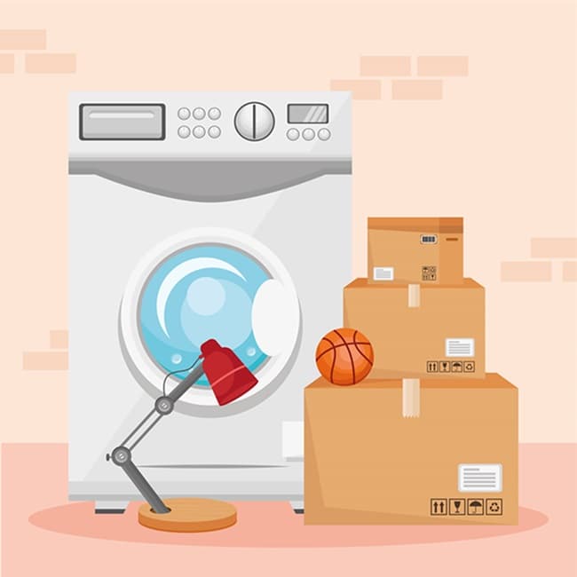 How to move a washing machine